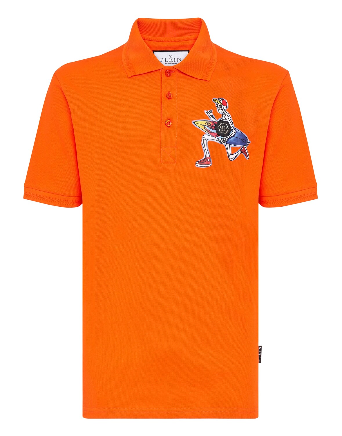 

Рубашка-поло Slim Fit SS Hawaii Philipp Plein, оранжевый