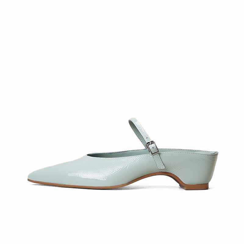 SHOEMAKER QUEEN Мэри Джейн туфли женские мятно-голубые, цвет Mint Blue