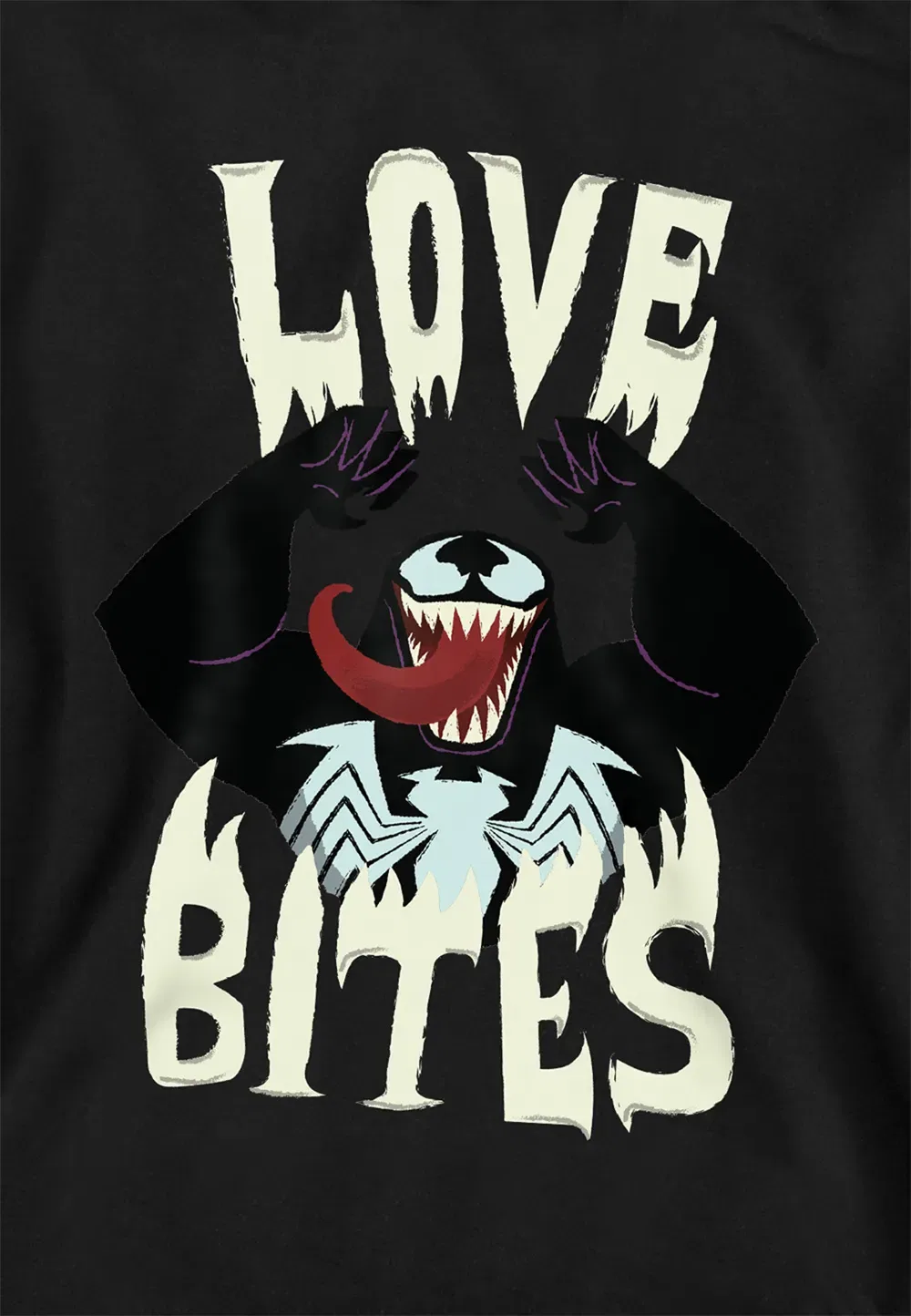 Детский худи Marvel Venom Love Bites, черный — фото 2