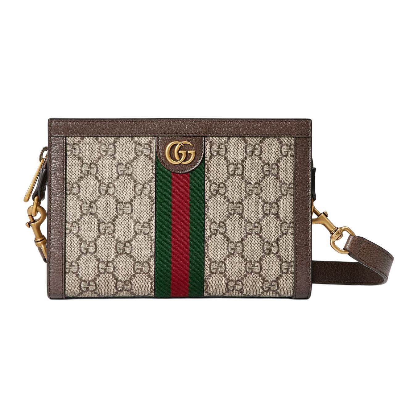 

Ophidia GG Supreme Canvas Mini Crossbody Clutch Women's Beige And Ebony GUCCI