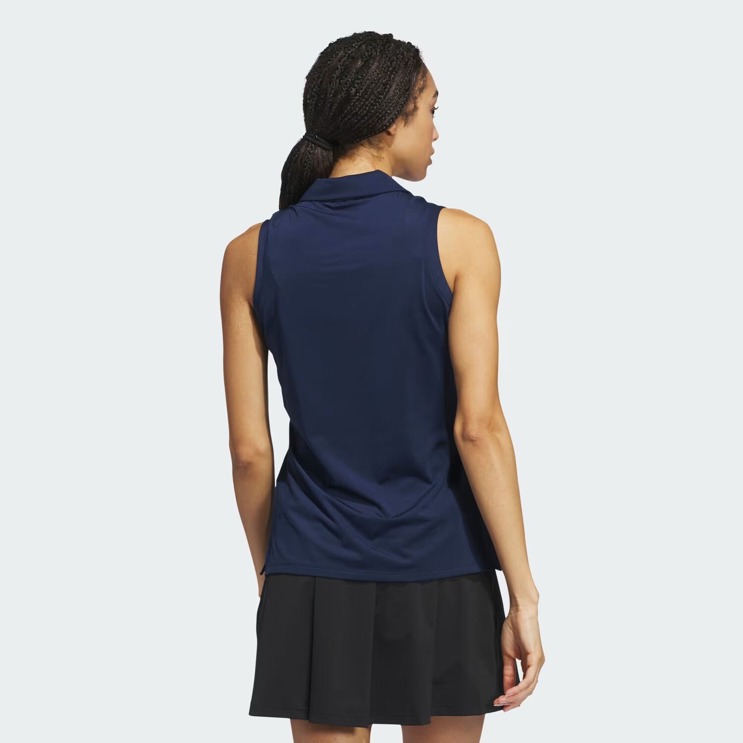 Ultimate365 Однотонная рубашка-поло без рукавов Adidas, цвет Collegiate Navy — фото 2