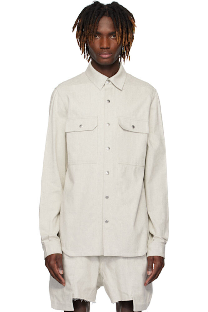 

Рубашка джинсовая Off-White Hollywood Overshirt Rick Owens