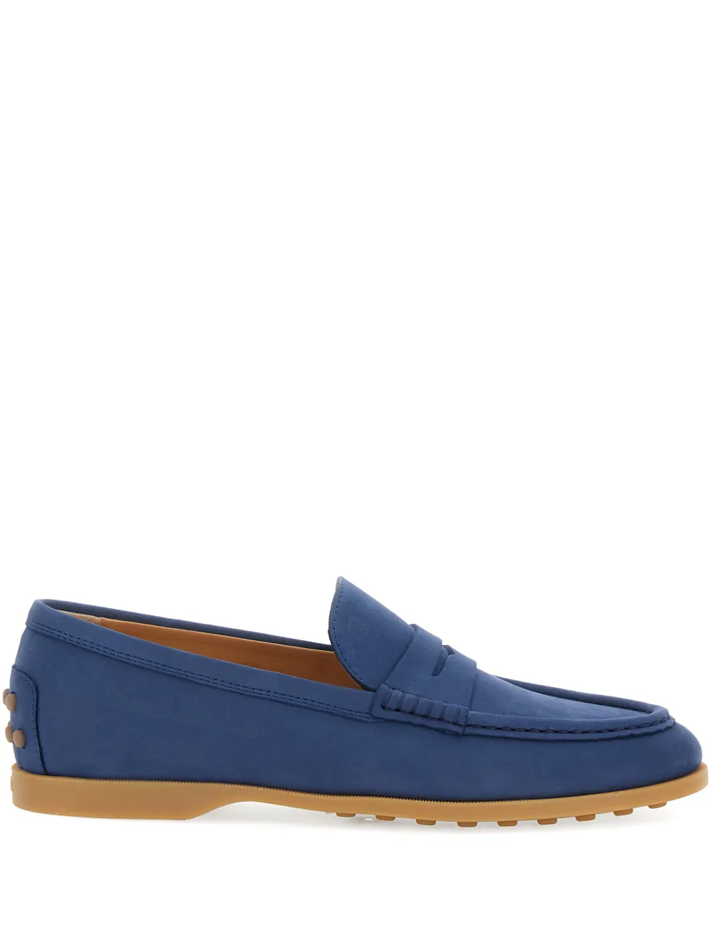 Лоферы с декоративной пряжкой Tod'S, синий