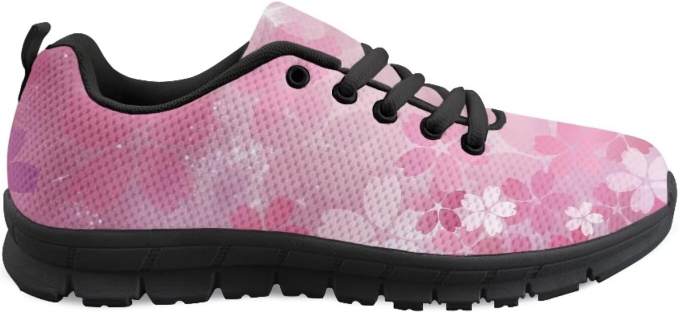 

Унисекс кроссовки для женщин с тропическим цветочным рисунком, теннисные и беговые, легкие, с сетчатым верхом, спортивные, для тренажерного зала, с подошвой из EVA Getelinseng, Cherry Blossom