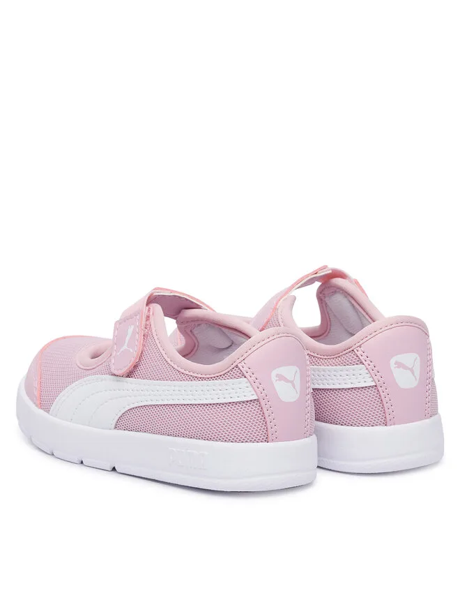 Puma Низкие кроссовки Courtflex v3 Lina V Inf 400579 02 розовые — фото 3