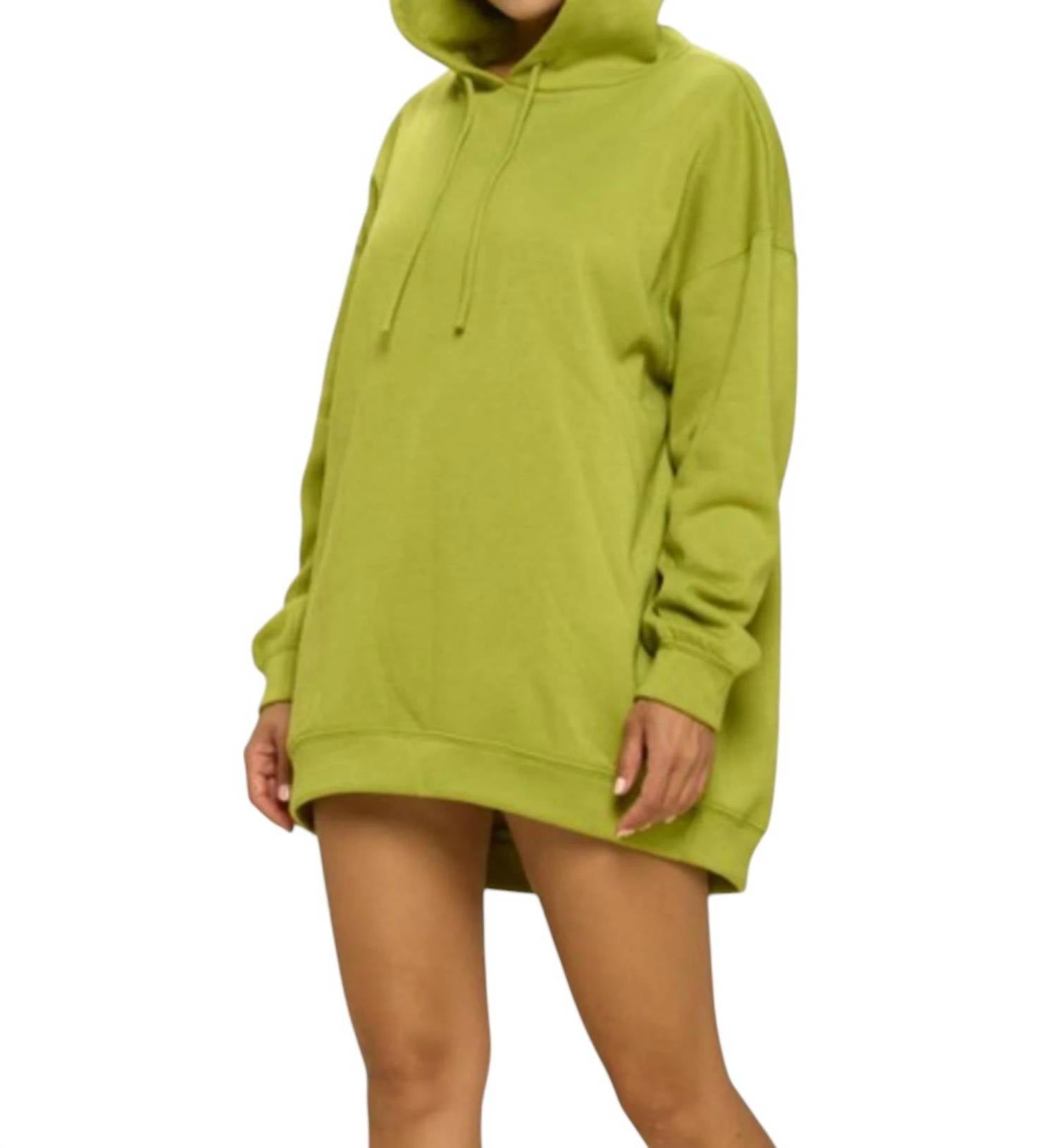 

Толстовка свободного кроя цвета лайм Win Win Apparel, цвет lime