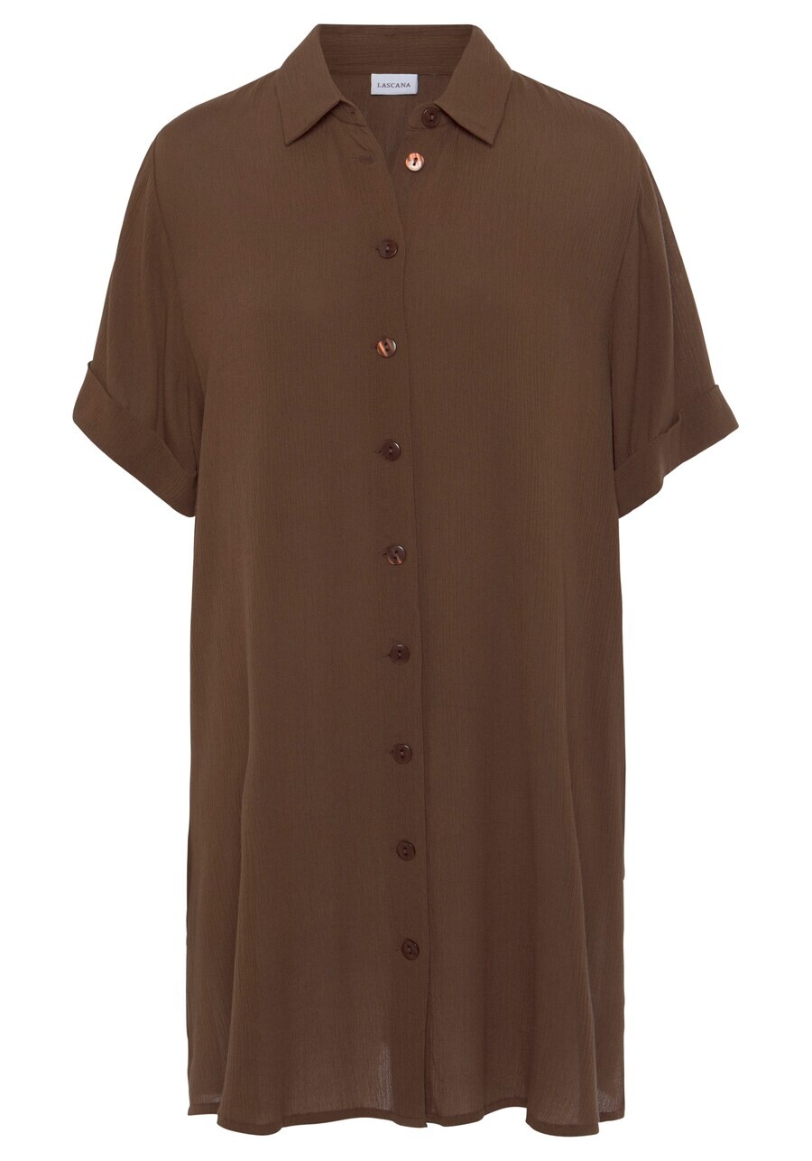

Блузка с коротким рукавом LASCANA Blouse, коричневый