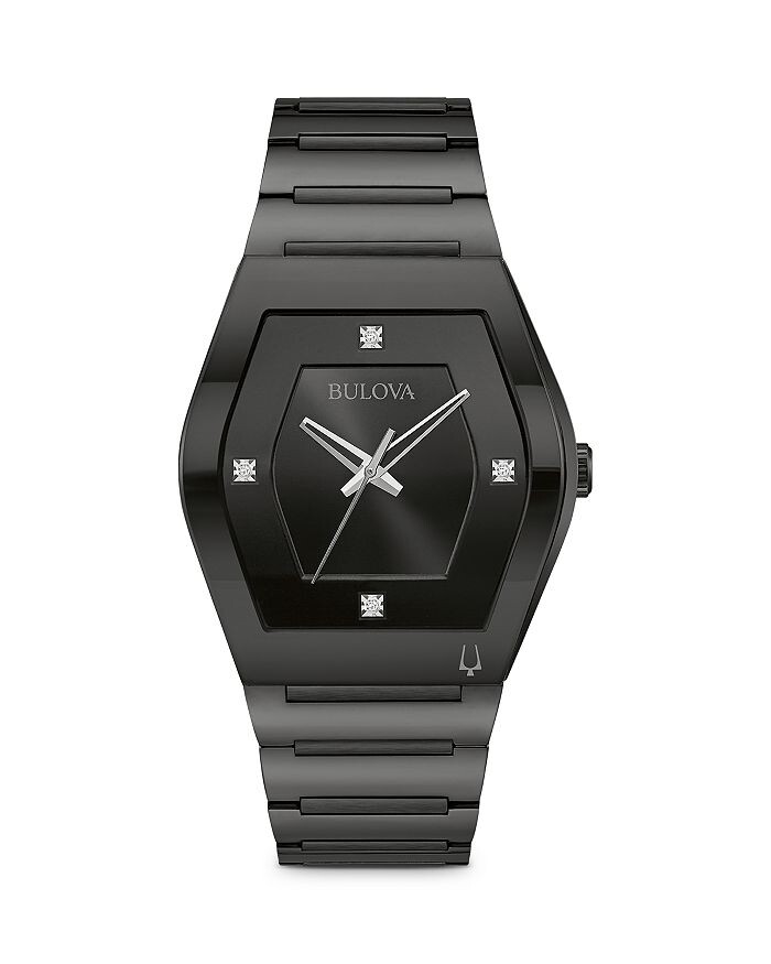 

Современные часы Bulova, 40 мм, черный