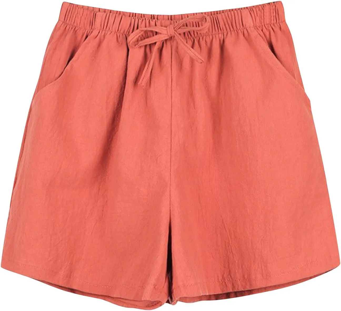 

Женские бермуды прямого кроя с завязками на поясе OSFVNOXV