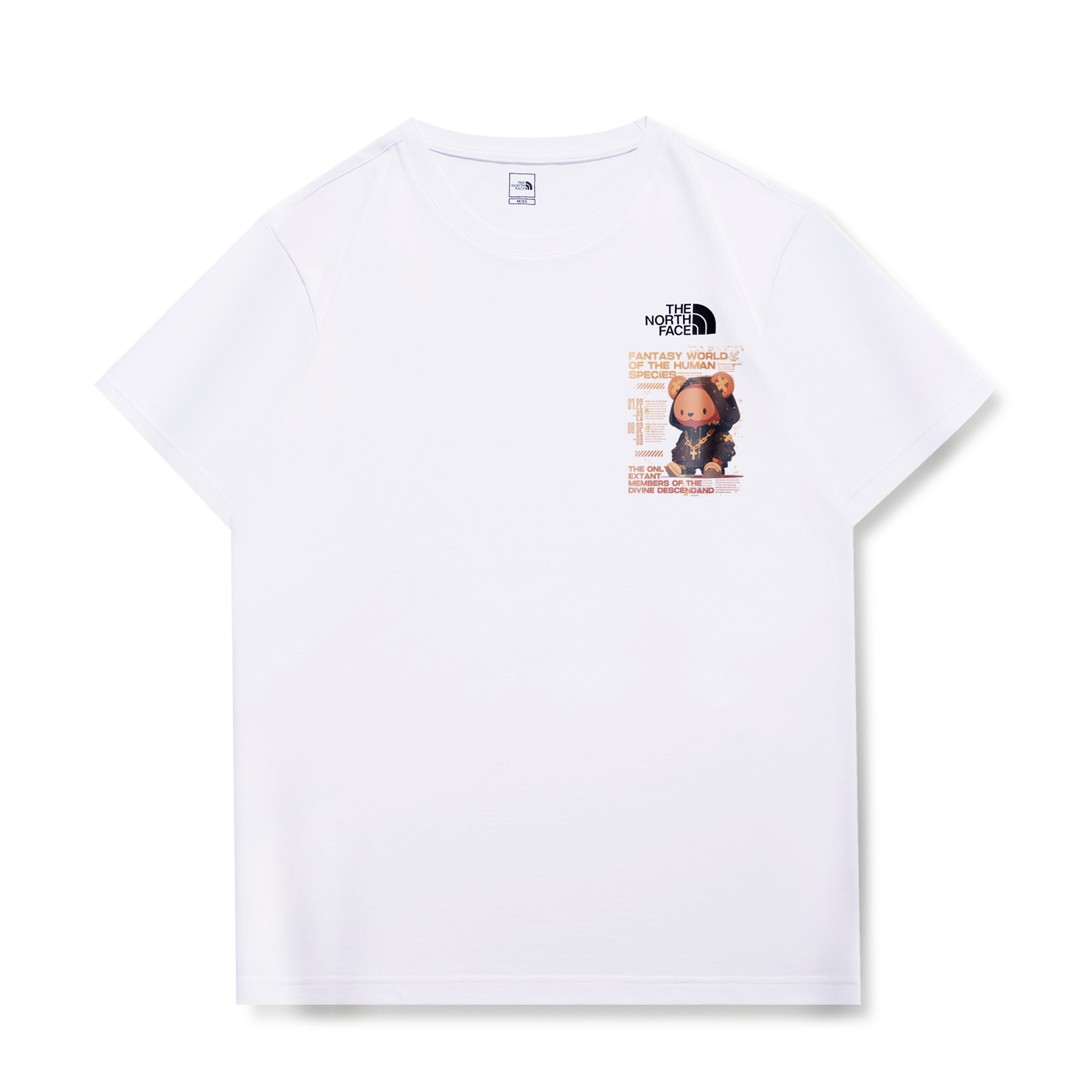 

THE NORTH FACE Футболка унисекс белая, Белый, THE NORTH FACE Футболка унисекс белая