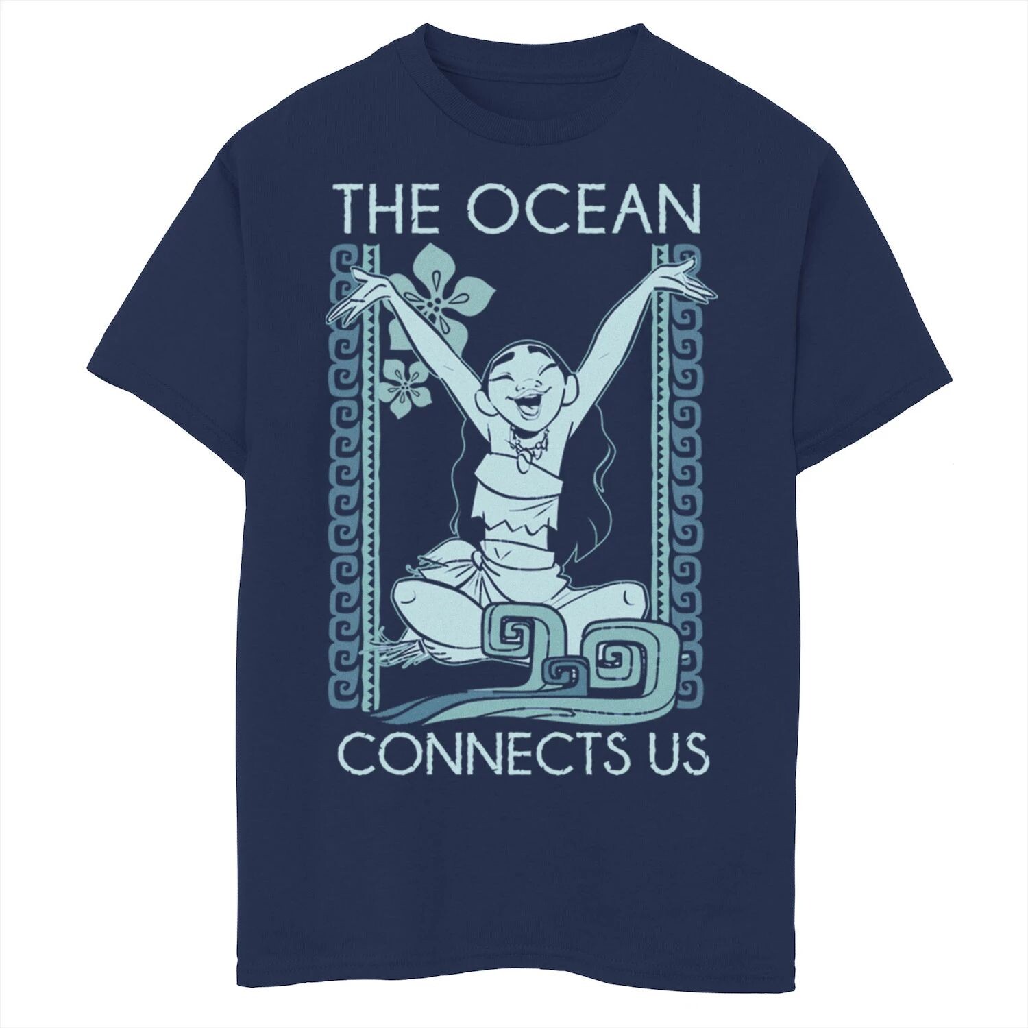 

Футболка с рисунком Ocean Connect Us для мальчиков 8–20 лет Disney's Moana Disney