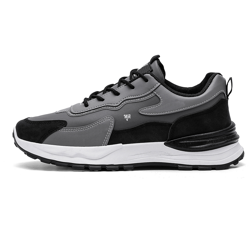 

NANJIREN Амортизирующие нескользящие износостойкие поддерживающие легкие низкие кеды мужские серые, цвет Gray