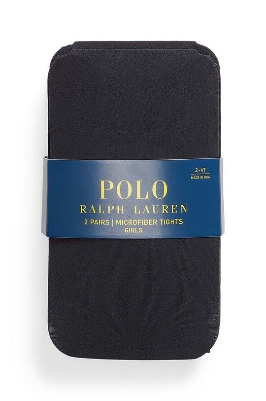 

Детские колготки 2 шт. Polo Ralph Lauren, черный