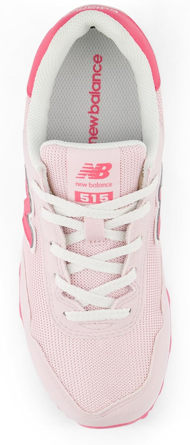 Кроссовки New Balance Kids 515 V1 на шнуровке, розовый — фото 4