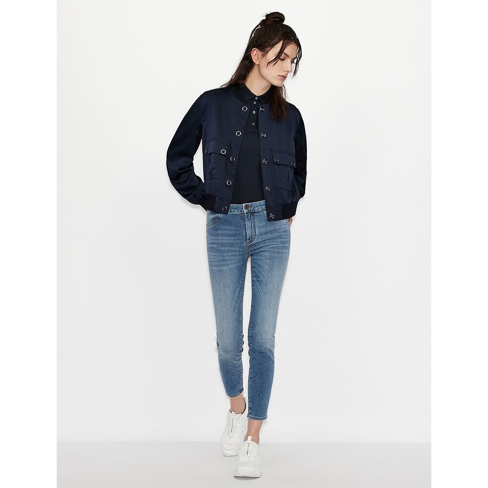 

Поло Armani Exchange 8NYF73_YJ17Z, синий