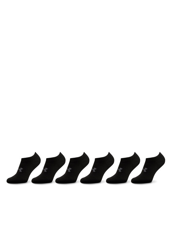 

Носки для кроссовок Ua Essential No Show 6Pk 1382611-001 Under Armour, черный