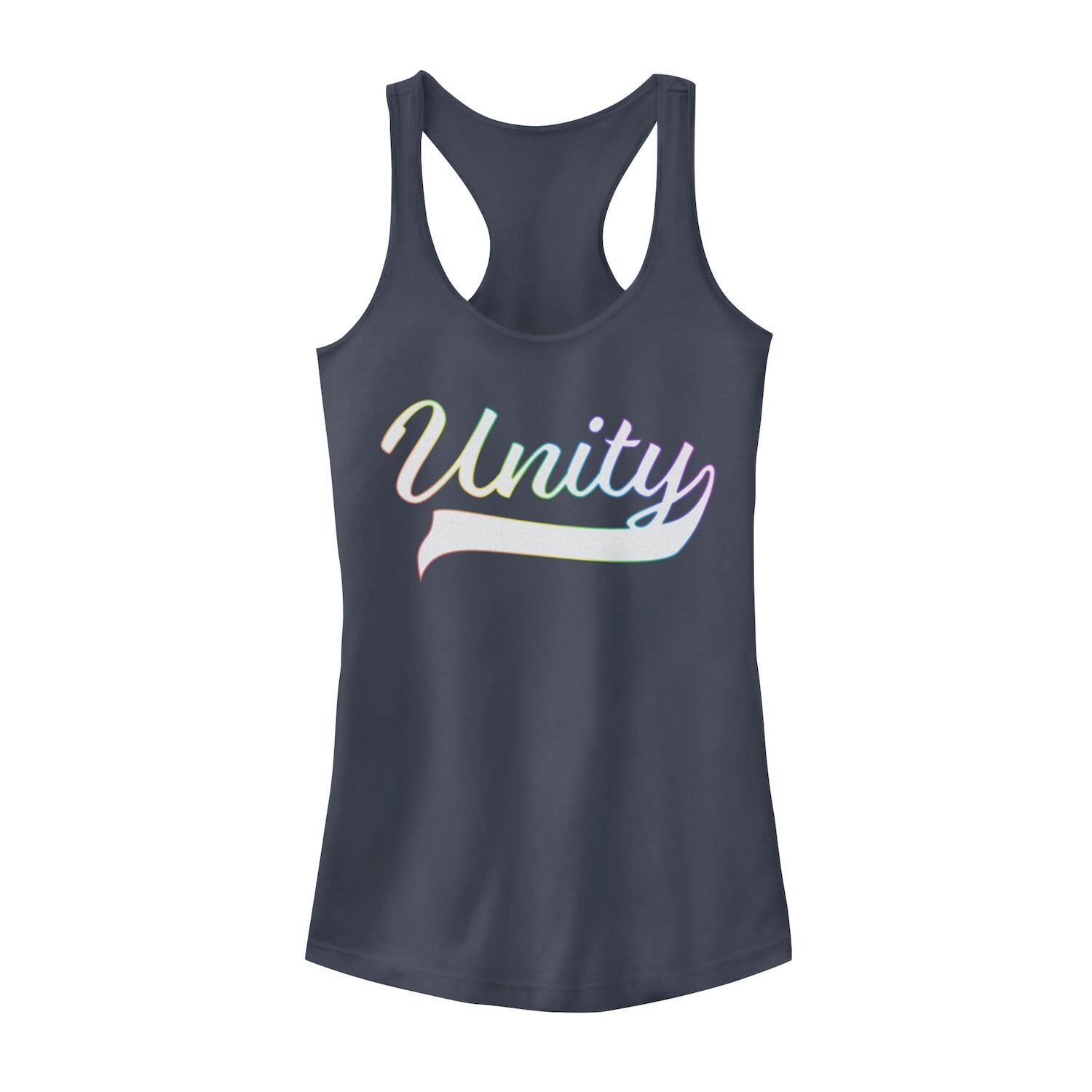 

Майка с текстовым контуром Rainbow Outline Junior's Unity