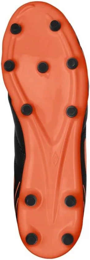 Мужские футбольные бутсы Umbro Tocco 4 Club FG, черный/белый/оранжевый — фото 4