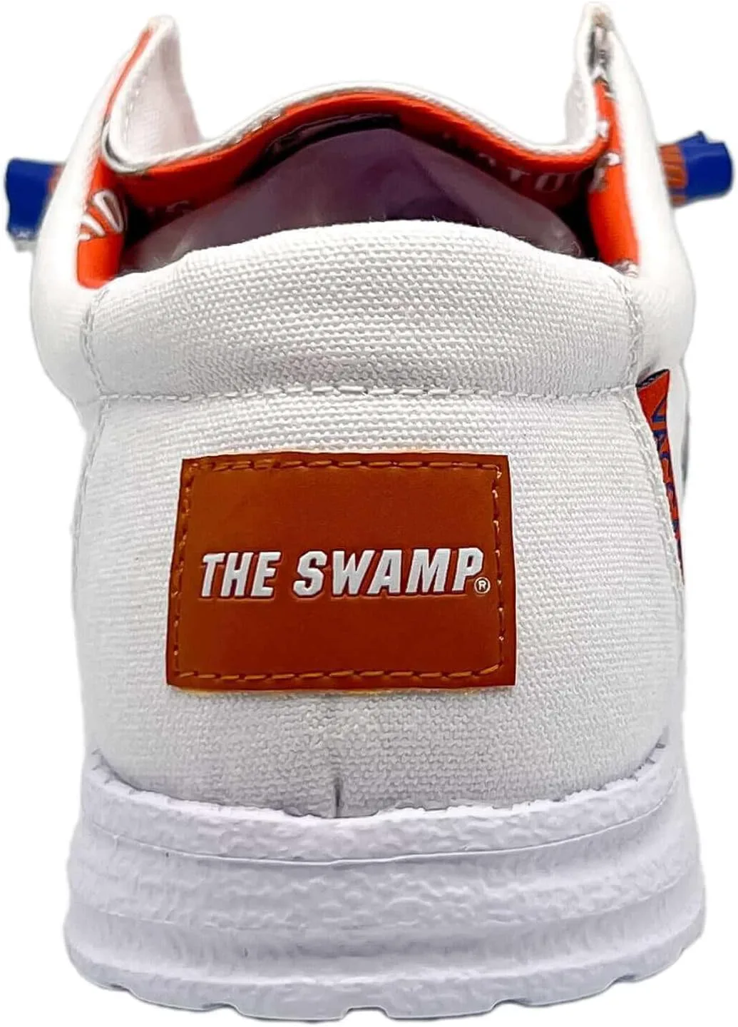 

Мужские слипоны из холщовой ткани Vaccari Nate NCAA | Удобная и легкая повседневная обувь, белый