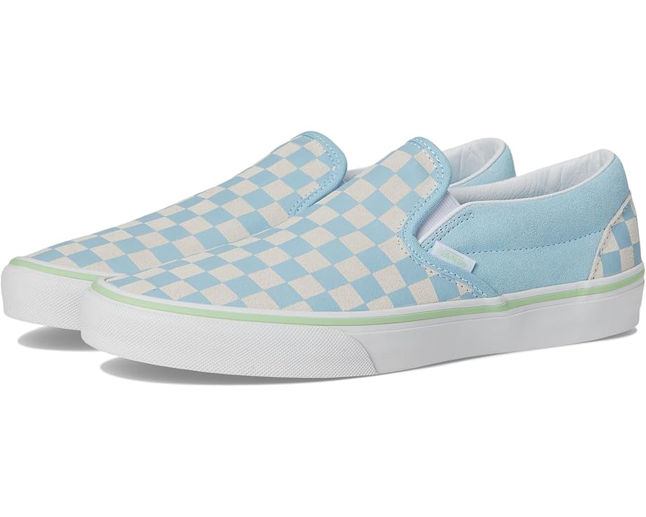 

Кроссовки Vans Classic Slip On Checkerboard, цвет Checkerboard Crystal Blue