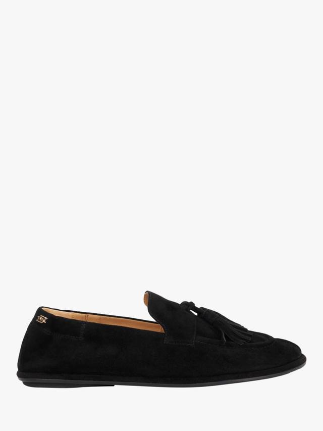 Заземляющие лоферы из замши с кисточками Dune London, Black