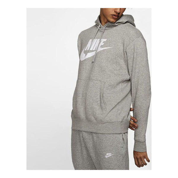 

Толстовка men's fleece lined stay warm casual gray Nike, серый