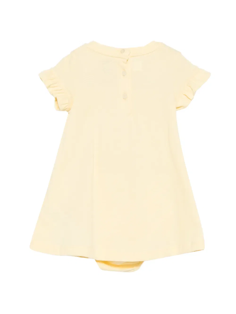 Платье с оборками и принтом Polo Ralph Lauren Kids, желтый — фото 2