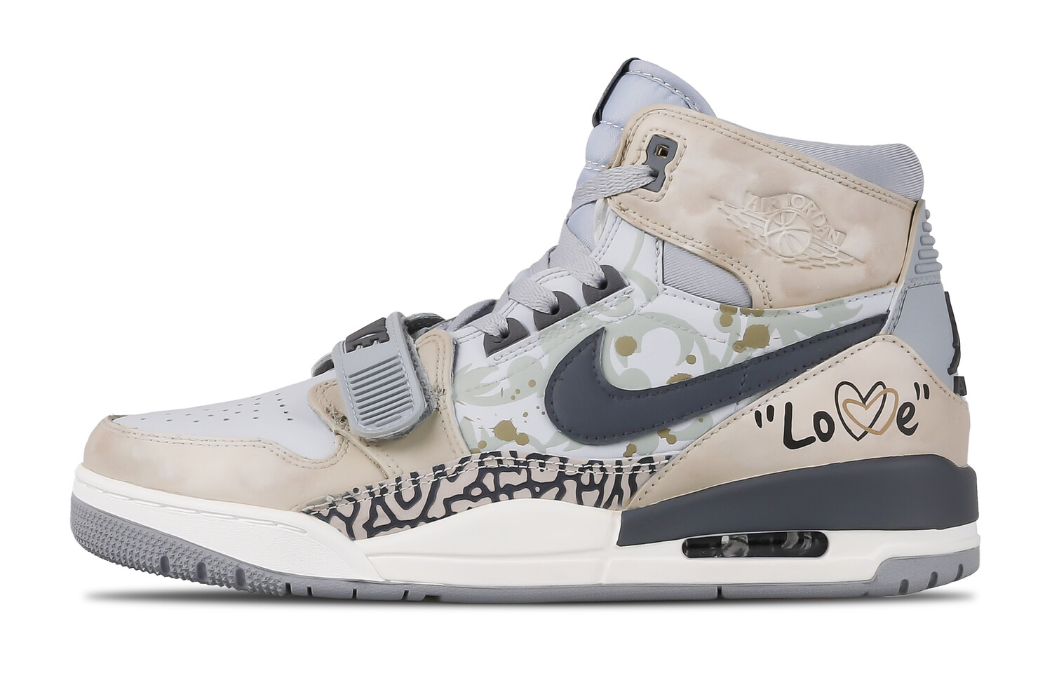 

Баскетбольные кроссовки Legacy 312 Vintage, мужские, высокие, серый Jordan