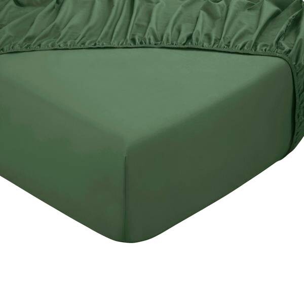 

Простыня на подгонке home uni Doubledry, зеленый