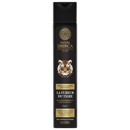 

Men Tiger's Fury Body and Hair Energizing Shampoo 250ml Natura Siberica