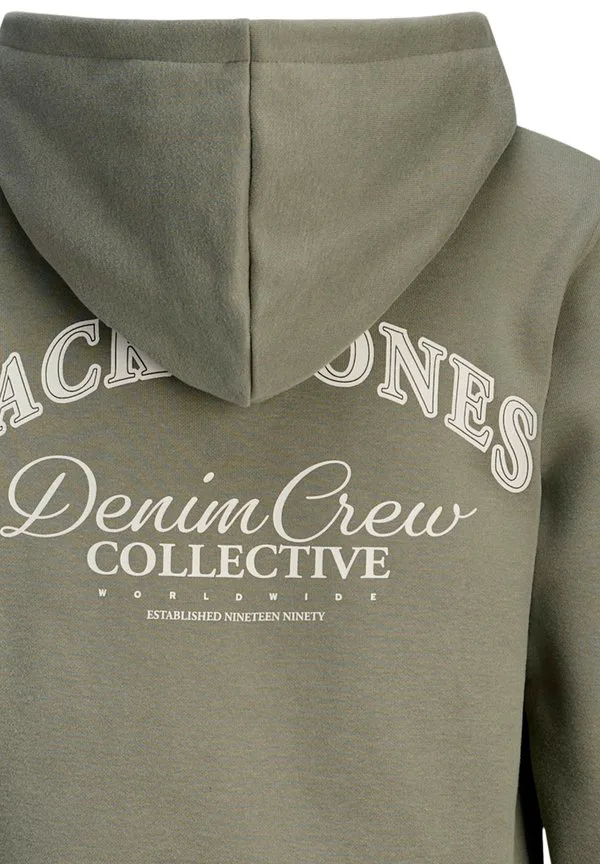 Свободная толстовка jjebrandes backp Jack & Jones Junior, Vetiver — фото 3