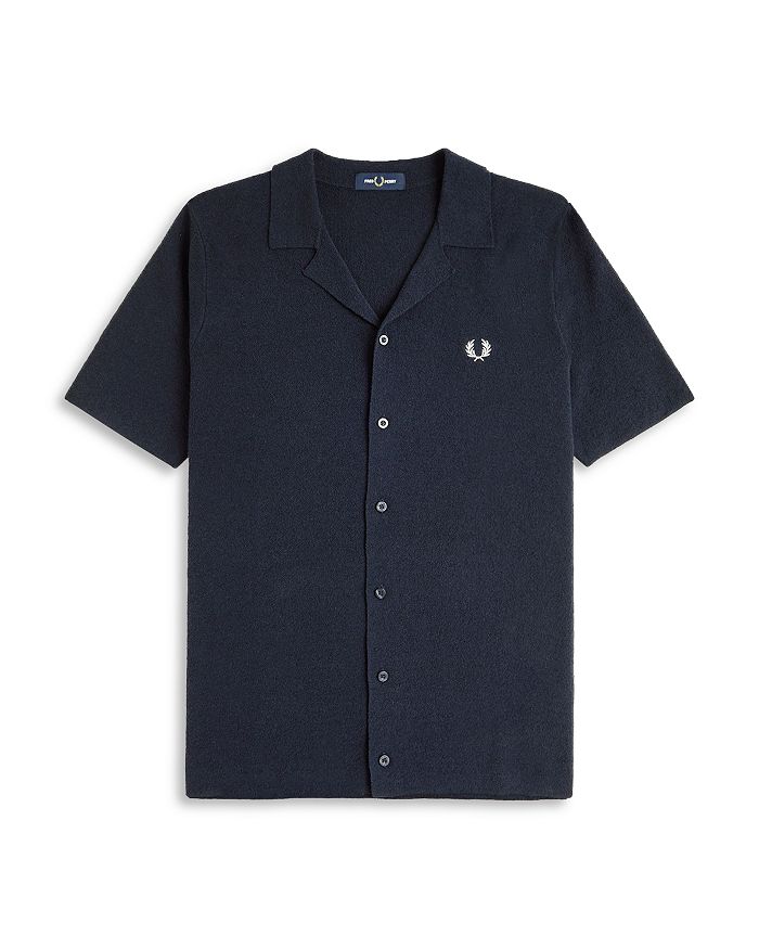 

Короткий рукав, рубашка кэмп Fred Perry, синий