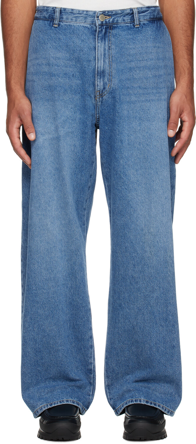 

Джинсы с боковыми складками Solid Homme