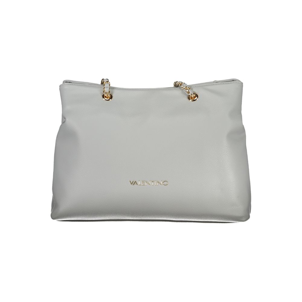 

Серая полиэтиленовая сумка Valentino Bags, серый