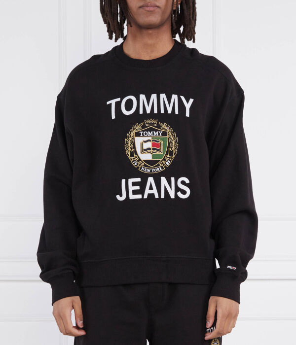 

Толстовка мужская Tommy Jeans свободного кроя, черный
