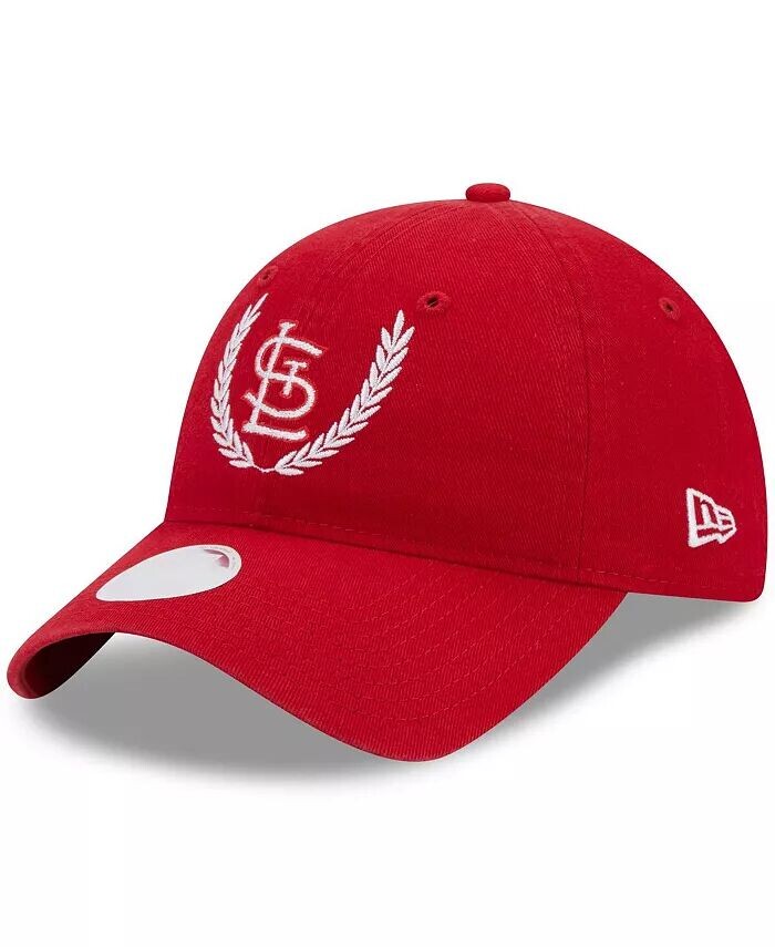 

Женская красная кепка St. Louis Cardinals Leaves 9TWENTY Adjustable Hat New Era