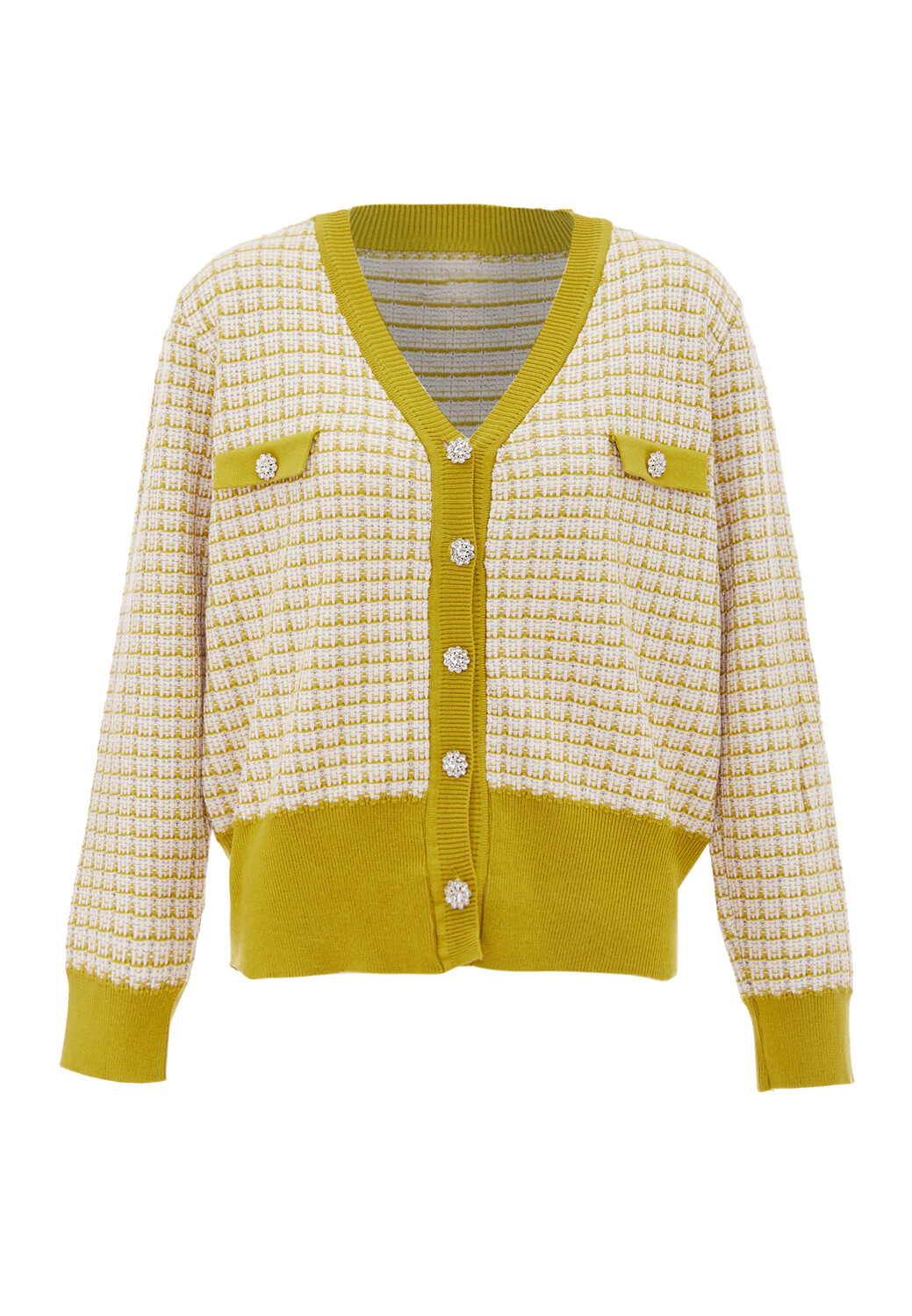 

Толстовка NAEMI Strickjacke, цвет Wollweiss Senf