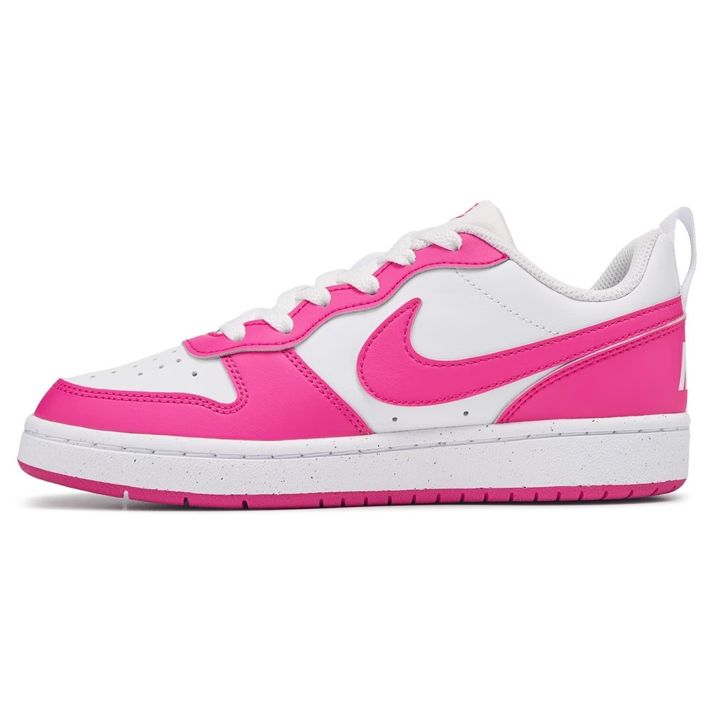 Детские кроссовки Nike Court Borough Recraft Low Top, big kid, розовый/белый — фото 3
