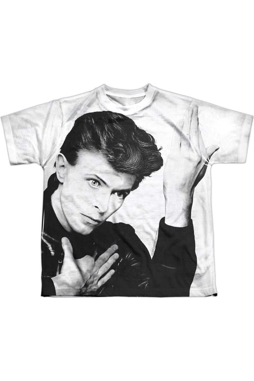 

Футболка с коротким рукавом для подростков David Bowie Hero Gildan, белый