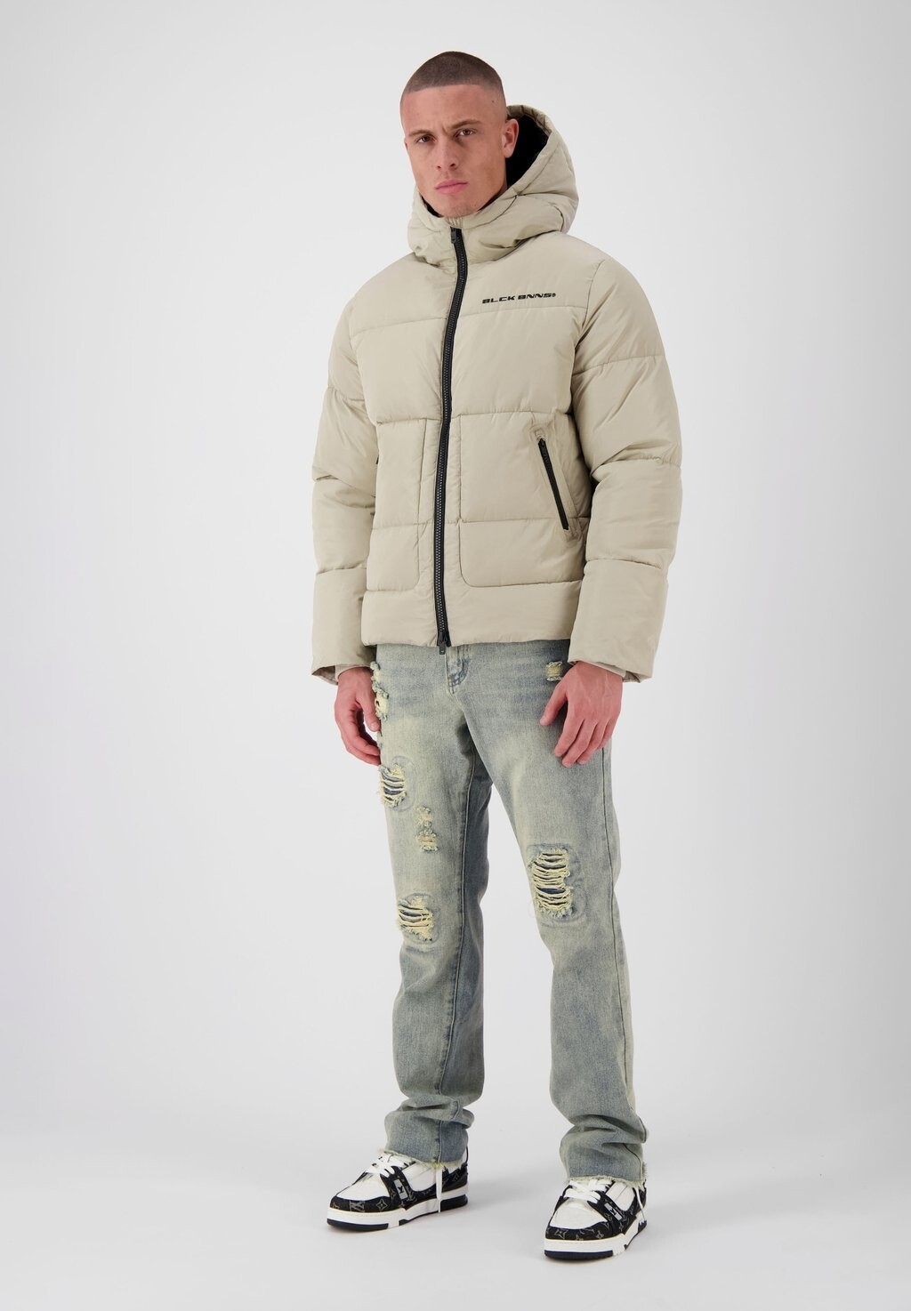 

Зимняя куртка BLOCK PUFFER Black Bananas, песочный