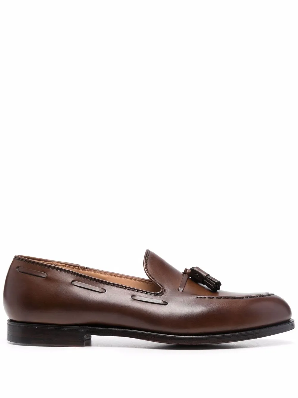 

Лоферы с кисточками Crockett & Jones, коричневый
