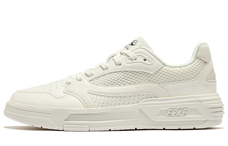 

Erke Мужские противозапаховые противоскользящие износостойкие дышащие низкие скейтерские кроссовки Microcrystal White, цвет Microcrystal White