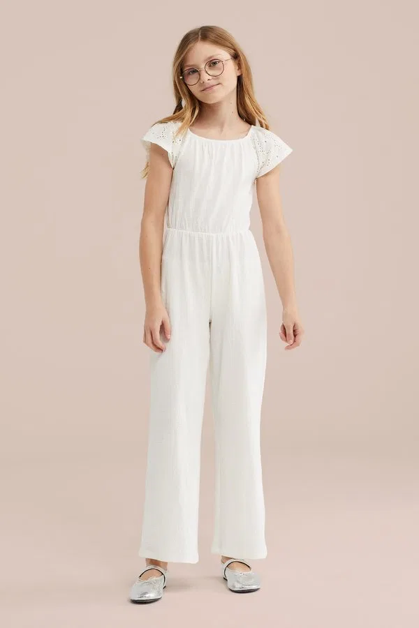 Комбинезон кремового цвета We Fashion, Off-White — фото 3