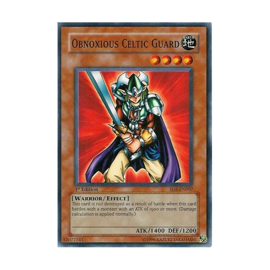 

CCG Отвратительный кельтский страж (Обычный), Yu-Gi-Oh - Structure Deck - Warrior's Triumph - Singles