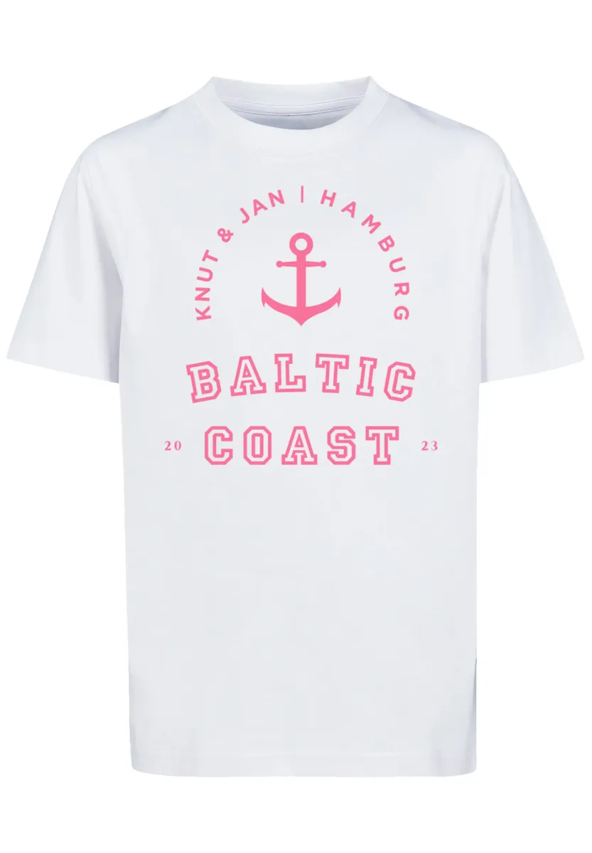 

F4NT4STIC Футболка "Baltic Coast Knut & Jan Hamburg", принт, белый