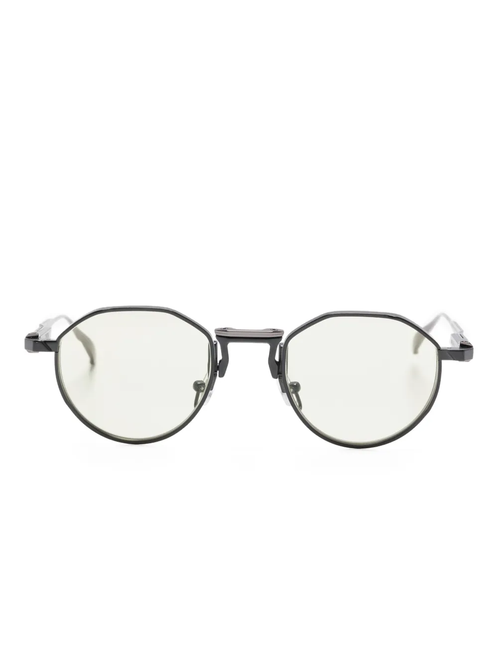 

Солнцезащитные очки Apex в круглой оправе Movitra, черный