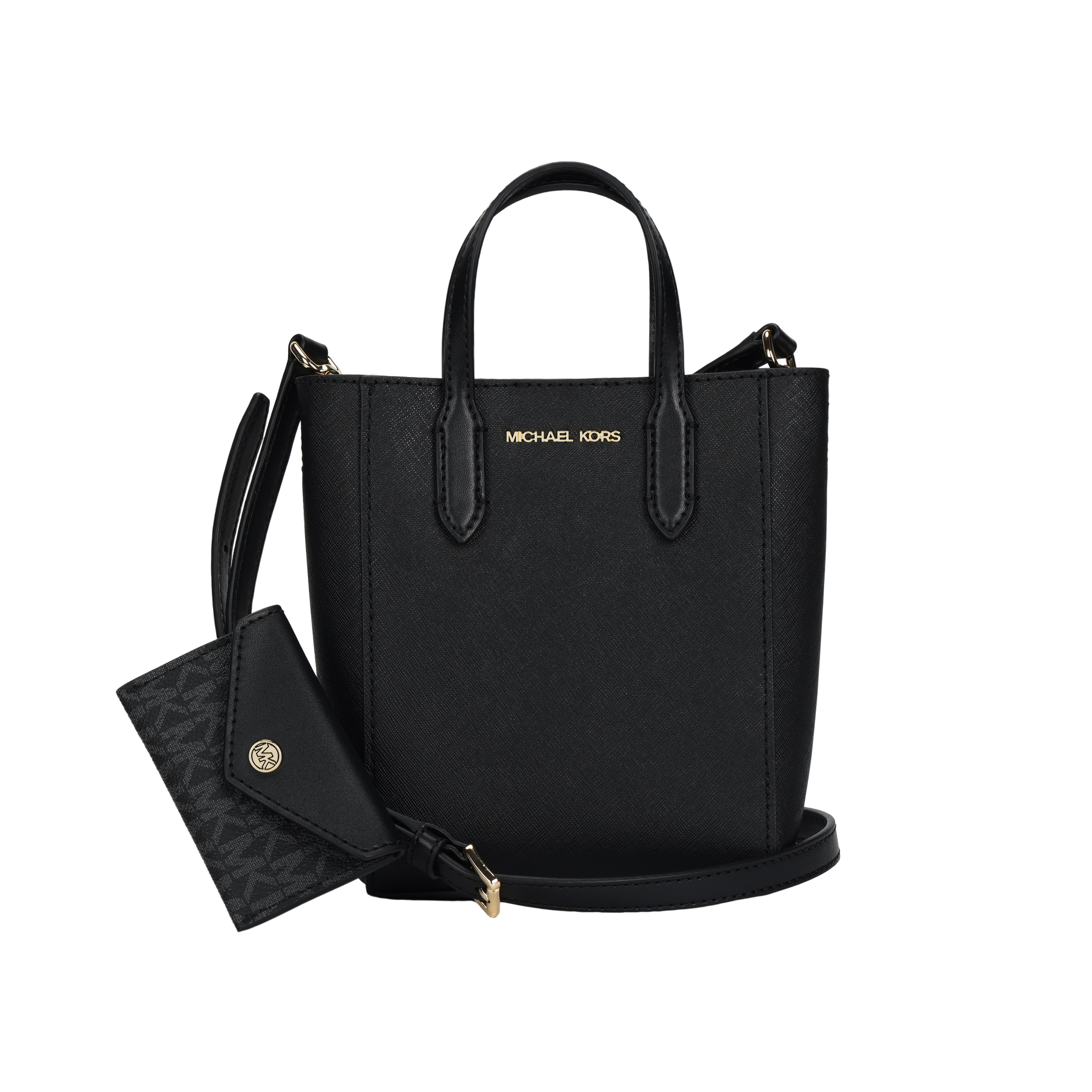 

MICHAEL KORS Кожаная мини-сумка через плечо Cow Leather Shoulder Bag черная