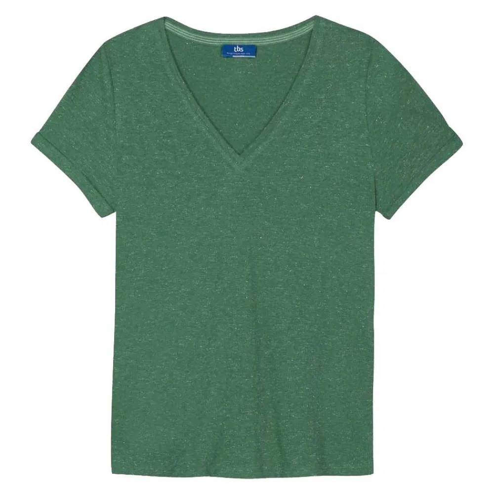 

Футболка Tbs Adinatee short sleeve v neck, зеленый