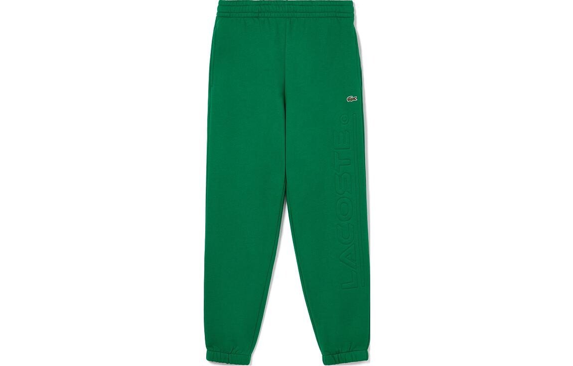 

Трикотажные спортивные штаны мужские темно-зеленые Lacoste, темно-зеленый