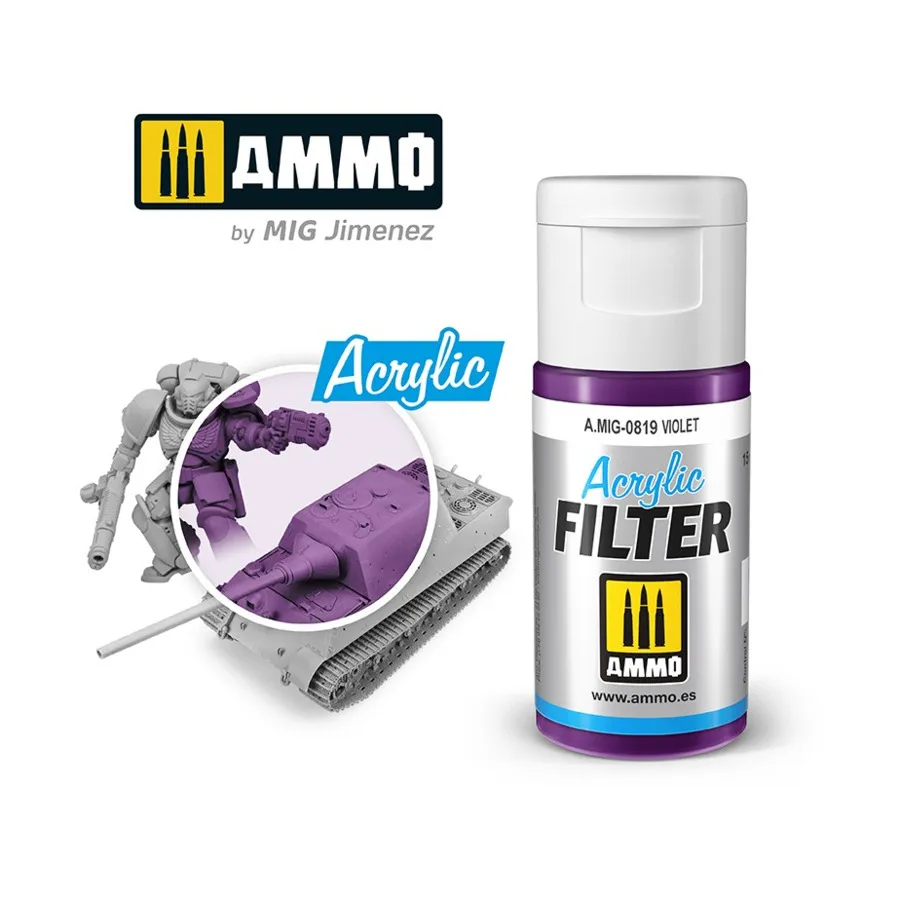 

Фиолетовый, Acrylic Singles - Filters